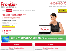 Tablet Screenshot of frontierrochester.com